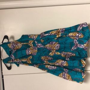African print with pockets